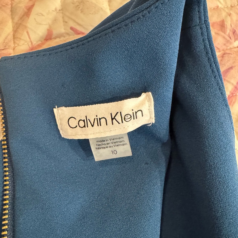 Calvin Klein Teal Dress